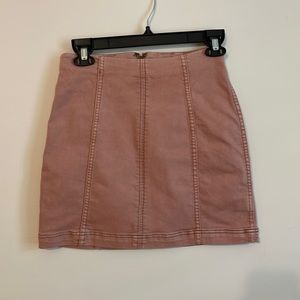 Pink skirt